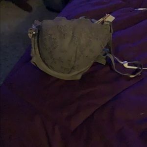 Lace gray bra padded number 2